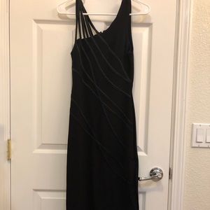 Black Tadashi full length formal dress